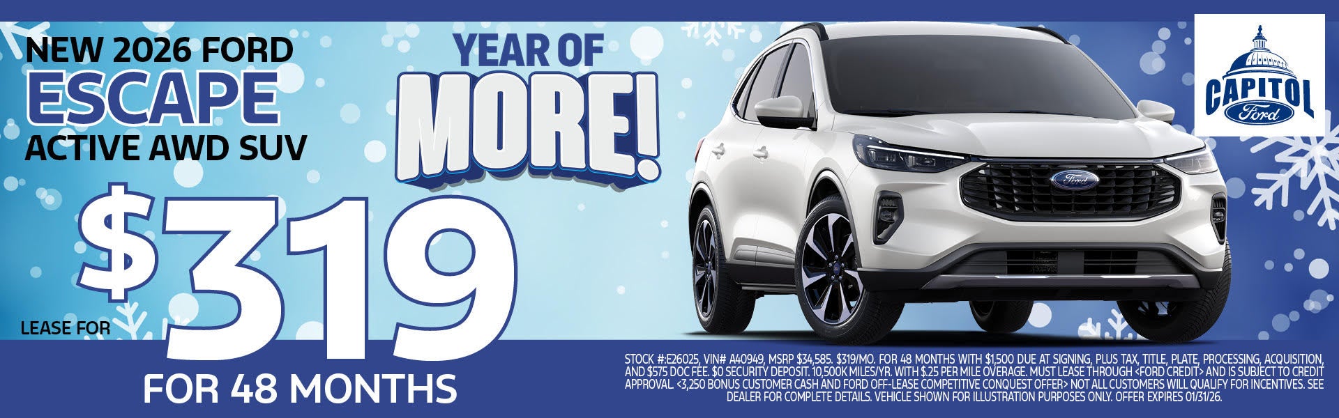 NEW 2026 FORD ESCAPE