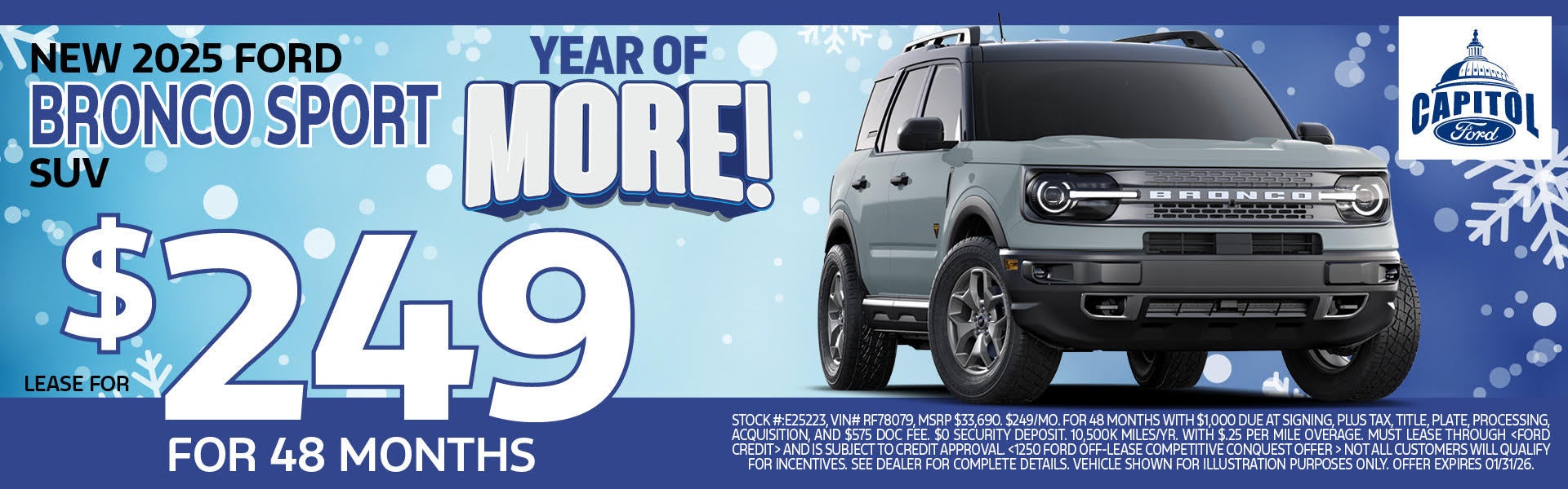 NEW 2025 FORD BRONCO SPORT