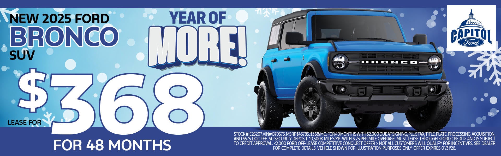 NEW 2025 FORD BRONCO