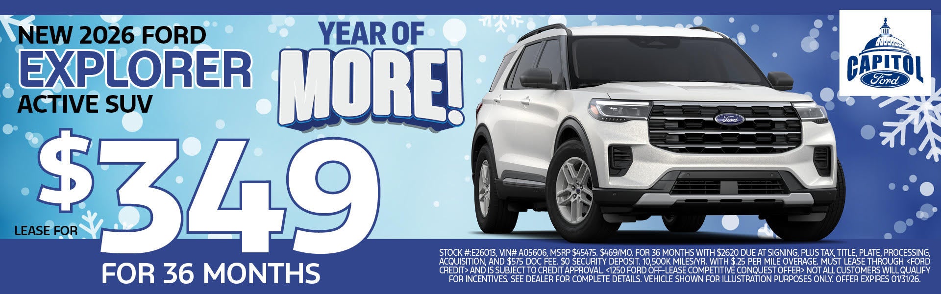 NEW 2026 FORD EXPLORER